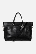 DRAW FIT_Vans Leather Cross Tote Bag [BLACK]