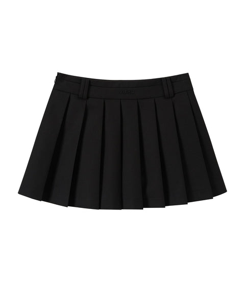 KIRSH Classic Pleated Mini Skirt [Black] 1