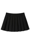 KIRSH Classic Pleated Mini Skirt [Black] 2