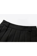 KIRSH Classic Pleated Mini Skirt [Black] 4