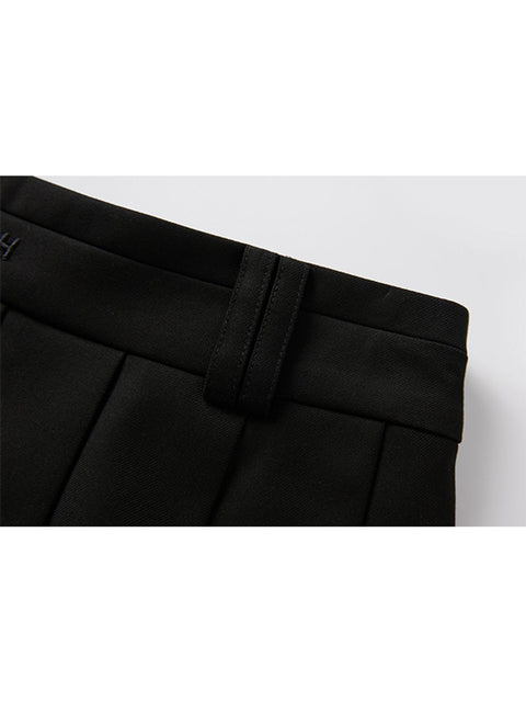KIRSH Classic Pleated Mini Skirt [Black] 6