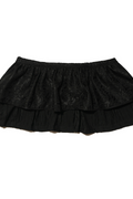 TERERU Short Layered Skirt Black 1