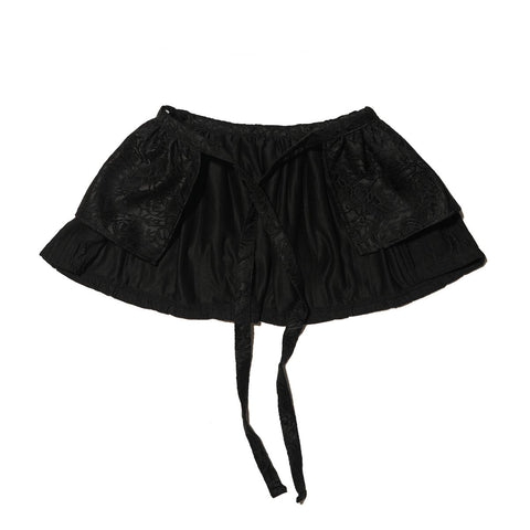 TERERU Short Layered Skirt Black 2