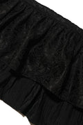 TERERU Short Layered Skirt Black 3