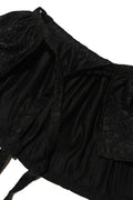 TERERU Short Layered Skirt Black 4