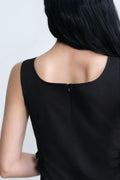 MUSINSA STANDARD WOMAN_[Unbound Girl] Women's Pleated Mini Dress [Black]