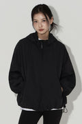 LEMAIN SECOND_2WAY Hood Windbreaker Jacket [Black]