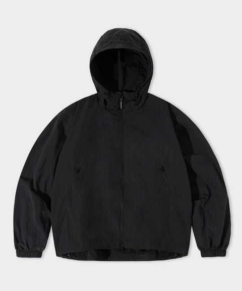 LEMAIN SECOND_2WAY Hood Windbreaker Jacket [Black]