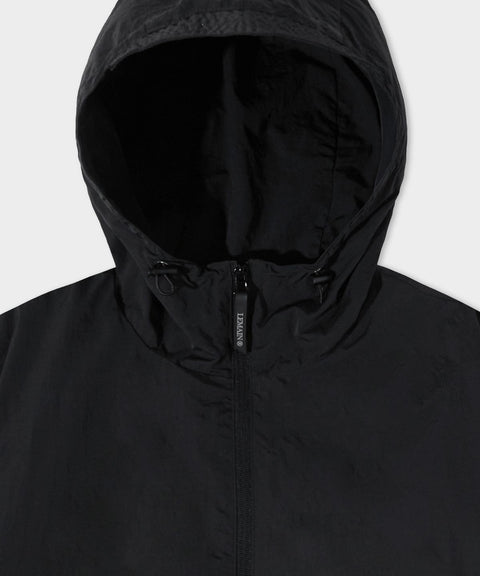 LEMAIN SECOND_2WAY Hood Windbreaker Jacket [Black]