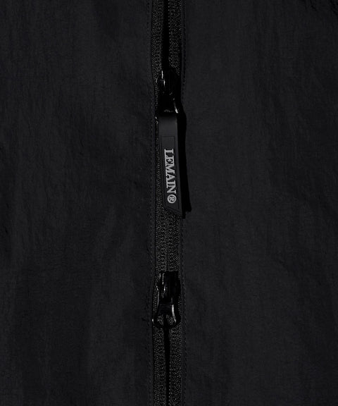 LEMAIN SECOND_2WAY Hood Windbreaker Jacket [Black]