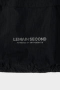 LEMAIN SECOND_2WAY Hood Windbreaker Jacket [Black]