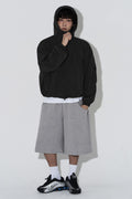 LEMAIN SECOND_2WAY Hood Windbreaker Jacket [Black]