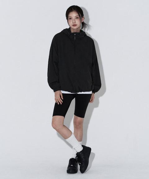 LEMAIN SECOND_2WAY Hood Windbreaker Jacket [Black]