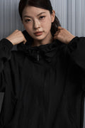 LEMAIN SECOND_2WAY Hood Windbreaker Jacket [Black]