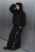 LEMAIN SECOND_2WAY Hood Windbreaker Jacket [Black]