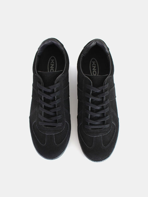 THENOPI_Luis 5.5cm height-increasing German military sneakers all black [225~290mm]