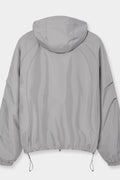 DIMITRI BLACK_Balaclava Slash Hood Zip-Up_Windbreaker Gray