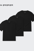 MUSINSA STANDARD_Essential Crew Neck T-Shirt 3-Pack