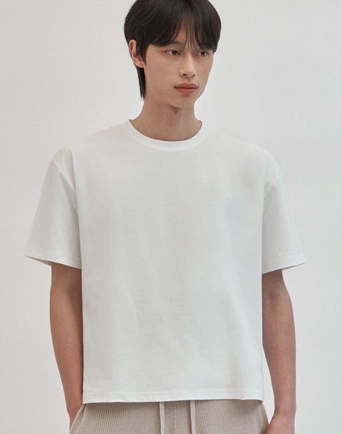 WORK ON BODY OFF Airbit Cooling Crop Tee – White 1