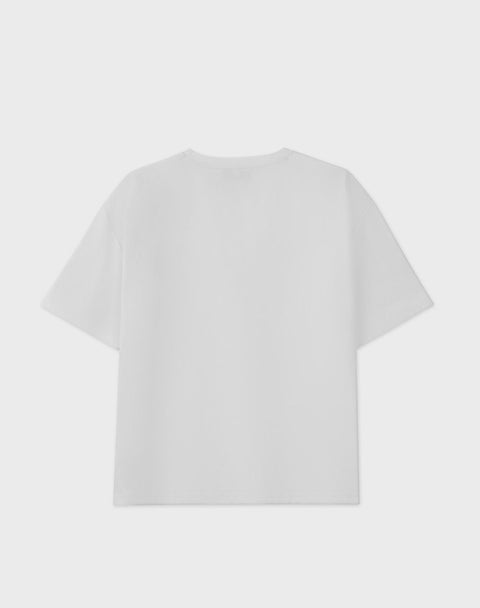 WORK ON BODY OFF Airbit Cooling Crop Tee – White 5