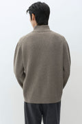 MUSINSA STANDARD_VICTORIA WOOL Minimal Ribbed Quarter-Zip Sweater TOFF