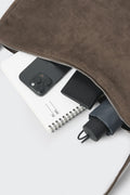 MUSINSA STANDARD_Synthetic Suede Messenger Bag [Brown]
