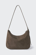 MUSINSA STANDARD_Synthetic Suede Messenger Bag [Brown]