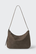 MUSINSA STANDARD_Synthetic Suede Messenger Bag [Brown]