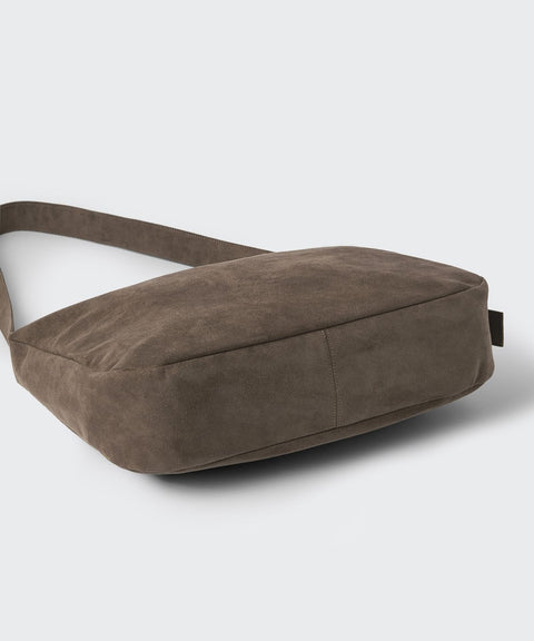 MUSINSA STANDARD_Synthetic Suede Messenger Bag [Brown]