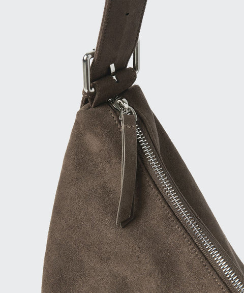 MUSINSA STANDARD_Synthetic Suede Messenger Bag [Brown]