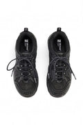 YASE_GO OUT Vintage Pull-Up Sneakers In Black