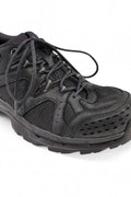 YASE_GO OUT Vintage Pull-Up Sneakers In Black