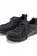 YASE_GO OUT Vintage Pull-Up Sneakers In Black