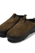 TRILLION_[6.5CM UP] Non-Slip Rugged Suede Mule_VLACK