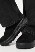 TRILLION_[6.5CM UP] Non-Slip Rugged Suede Mule_VLACK