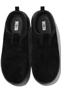 TRILLION_[6.5CM UP] Non-Slip Rugged Suede Mule_VLACK