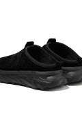 TRILLION_[6.5CM UP] Non-Slip Rugged Suede Mule_VLACK