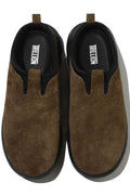 TRILLION_[6.5CM UP] Non-Slip Rugged Suede Mule_VLACK