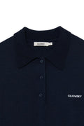 GLOWNY_NEST POLO MINI DRESS (NAVY)