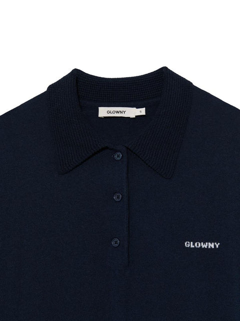 GLOWNY_NEST POLO MINI DRESS (NAVY)
