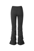 KHAKIPOINT_Shirring Layered Pants (charcoal)