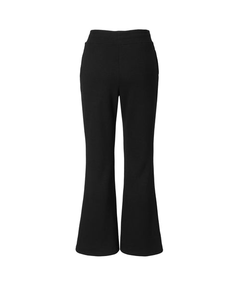 KHAKIPOINT_Distort Bootcut Pants (black)