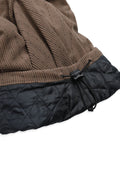 RUNAKI'HU'_WXP103 Tsumugi Corduroy Padded Jacket Pants (Brown)