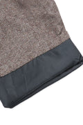 RUNAKI'HU'_WXP119 Oriori Herringbone Wide Fit Pants (Brown)