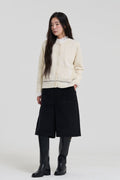 LEVHEARTED_Canon Corduroy Bermuda shorts - Black