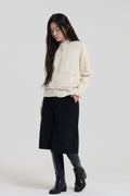 LEVHEARTED_Canon Corduroy Bermuda shorts - Black