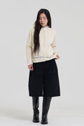 LEVHEARTED_Canon Corduroy Bermuda shorts - Black