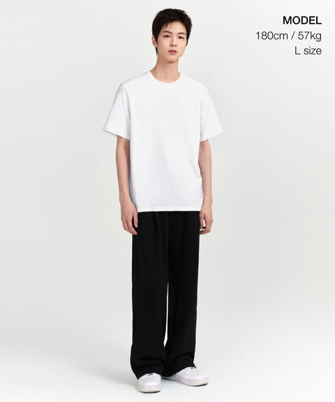 MUSINSA STANDARD_Basic Crew Neck T-Shirt [White]
