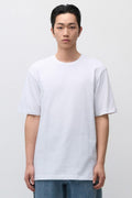 Layered Crew Neck T-Shirt_Normal Length [White]