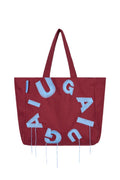 IUGA Big Shopper Bag (Burgundy)